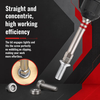 6PCS Magnetic Hex Shank Screwdriver Bits Set